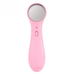 Electric Anti-aging Skin Tighten Device High Frequency Ultrasonic Ionic Face Pore Cleanser Wrinkle Remover Skin Lifting Massager - Pink - View 1