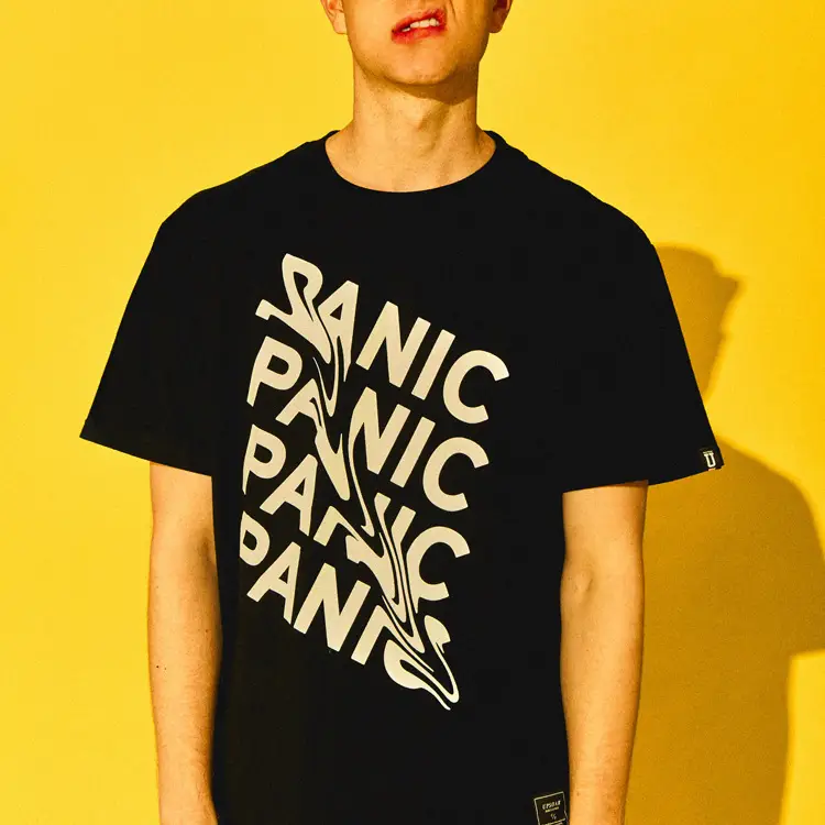 American casual street letter printing short-sleeved men's t-shirt cotton men and women with the summer