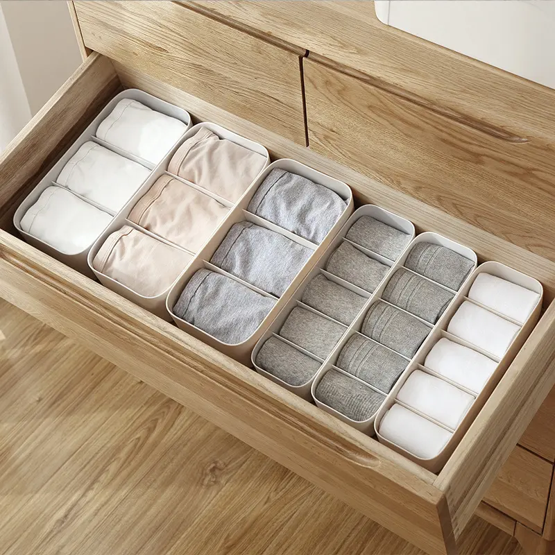 Socks Storage Box Bra Underwear Organizer Desktop Drawer Finishing