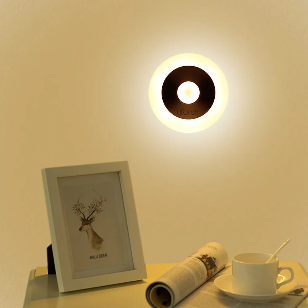 LED human body sensor night light touch sensor light – image 2