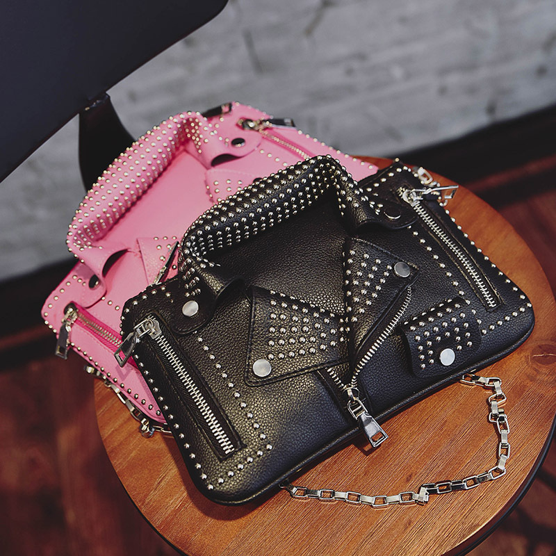 Summer new women's bag fashion personality chain clothes jacket shoulder diagonal female bag