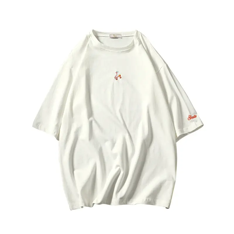 Tiny Embroidered Oversized Pastel Tee
