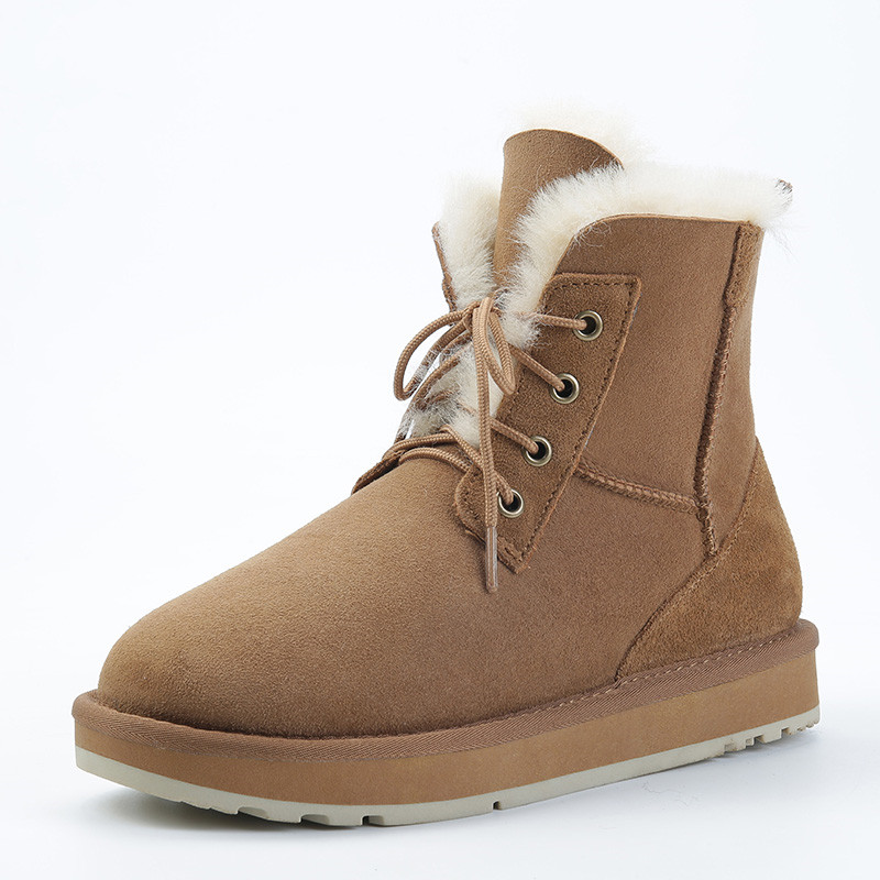 Title 1, Herren Schneestiefel mit Lammfell und Fell, int...