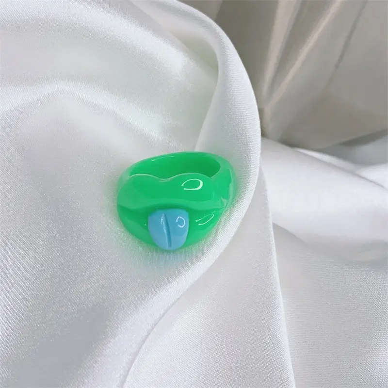 Women's Fashion New Funny Resin Ring