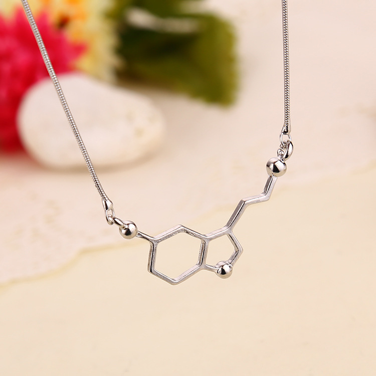 Chemical structure molecular necklace