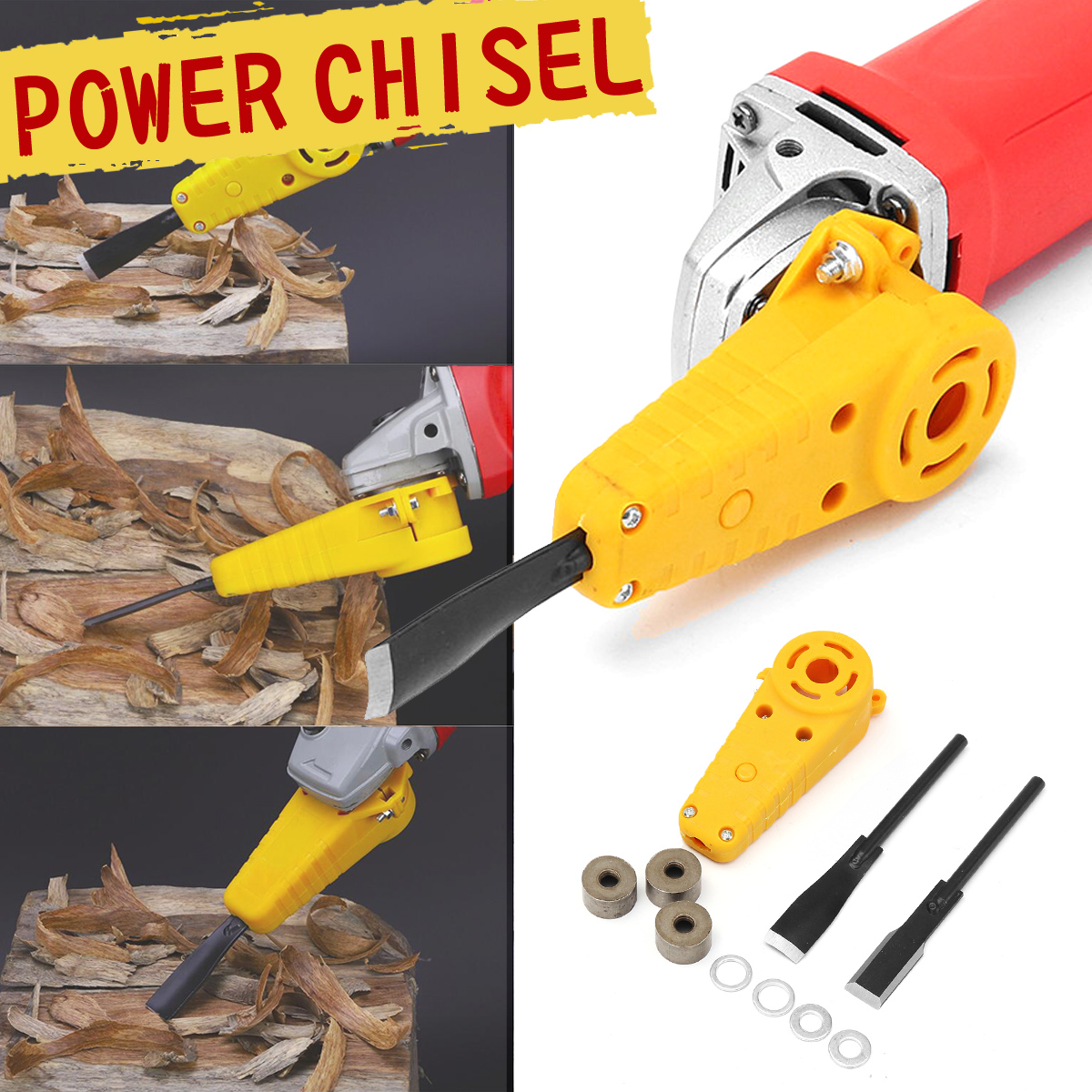 Wood carving chisel set (m10-yellow)