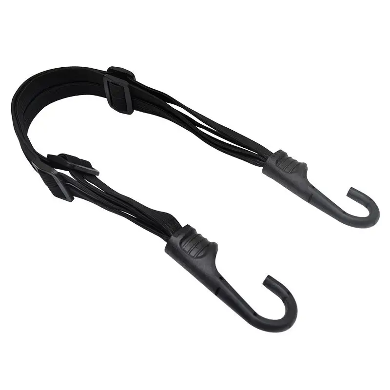 2 Hooks Motorcycles Moto Strength Retractable Helmet Luggage Elastic