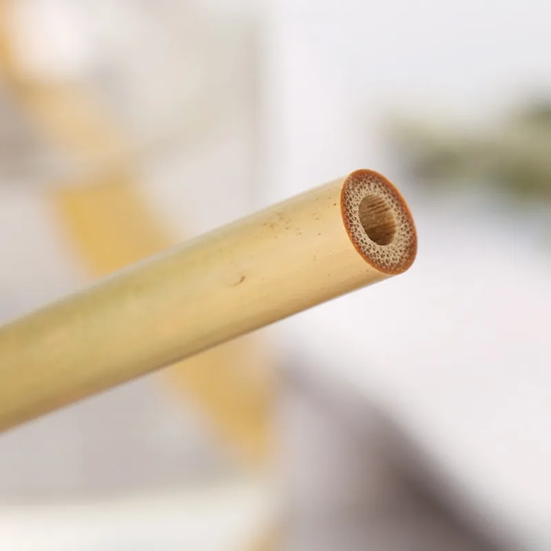 5pcs Natural Bamboo Straws – image 6