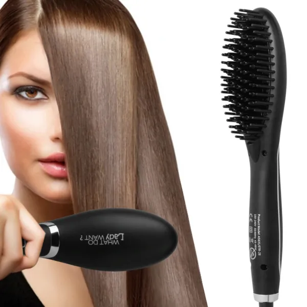 Ceramic Hair Straightening Brush