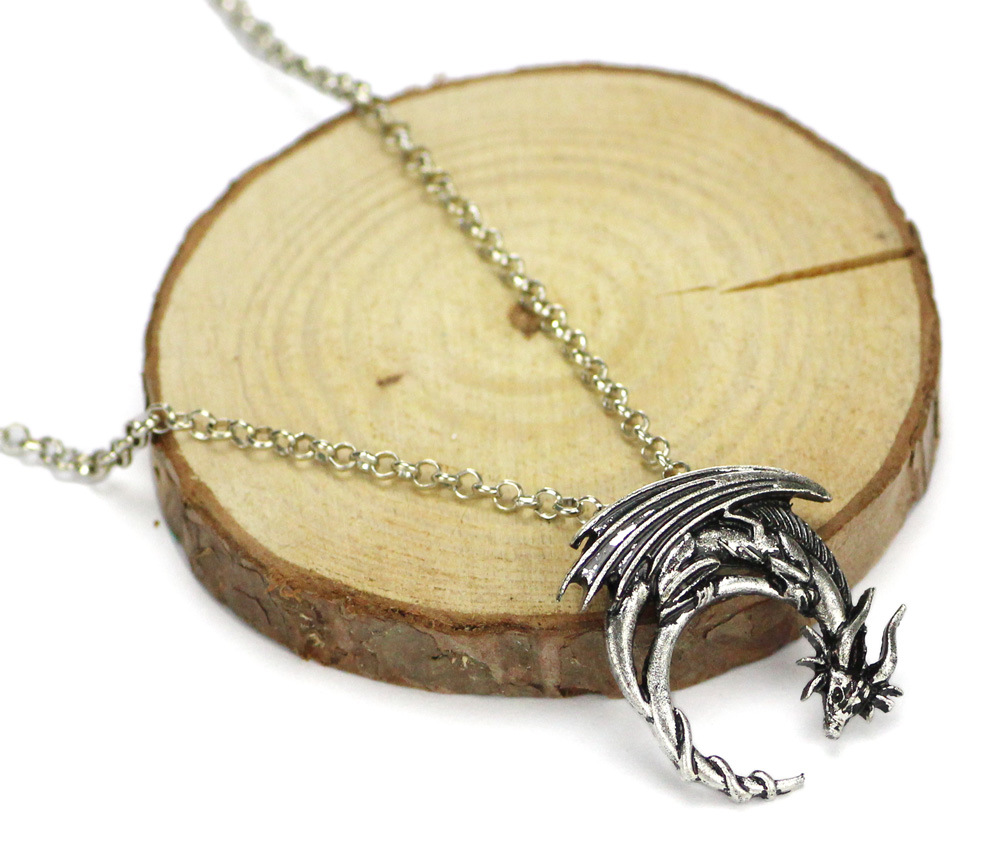 Dragon wing necklace