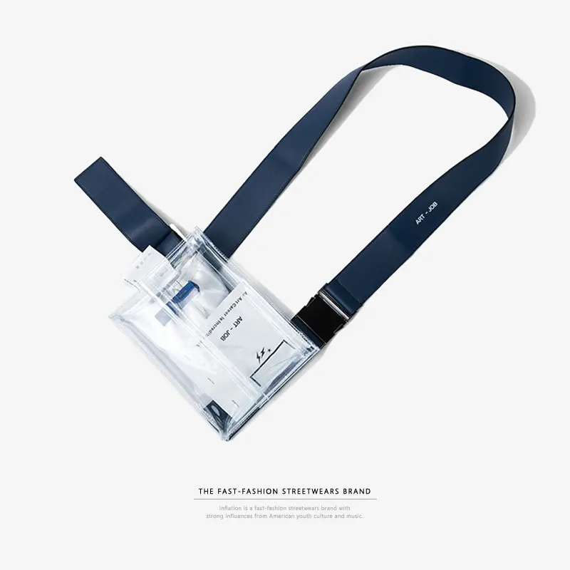 INFLATION Clear PVC Transparent Fanny Pack High Quality Sturdy
