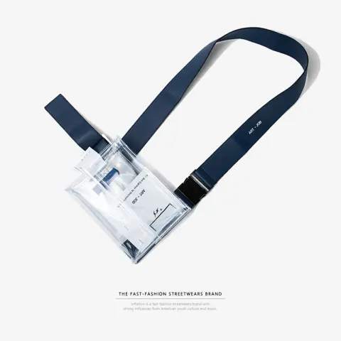 INFLATION Clear PVC Transparent Fanny Pack High Quality Sturdy