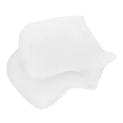 Silicone heel protection relieves heel pain Soft anti-split sleeve Heel sleeve - White - View 1