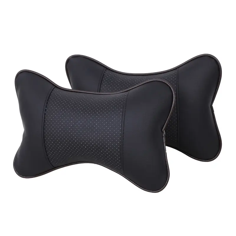 Leather Car Neck-Rest Pillow
