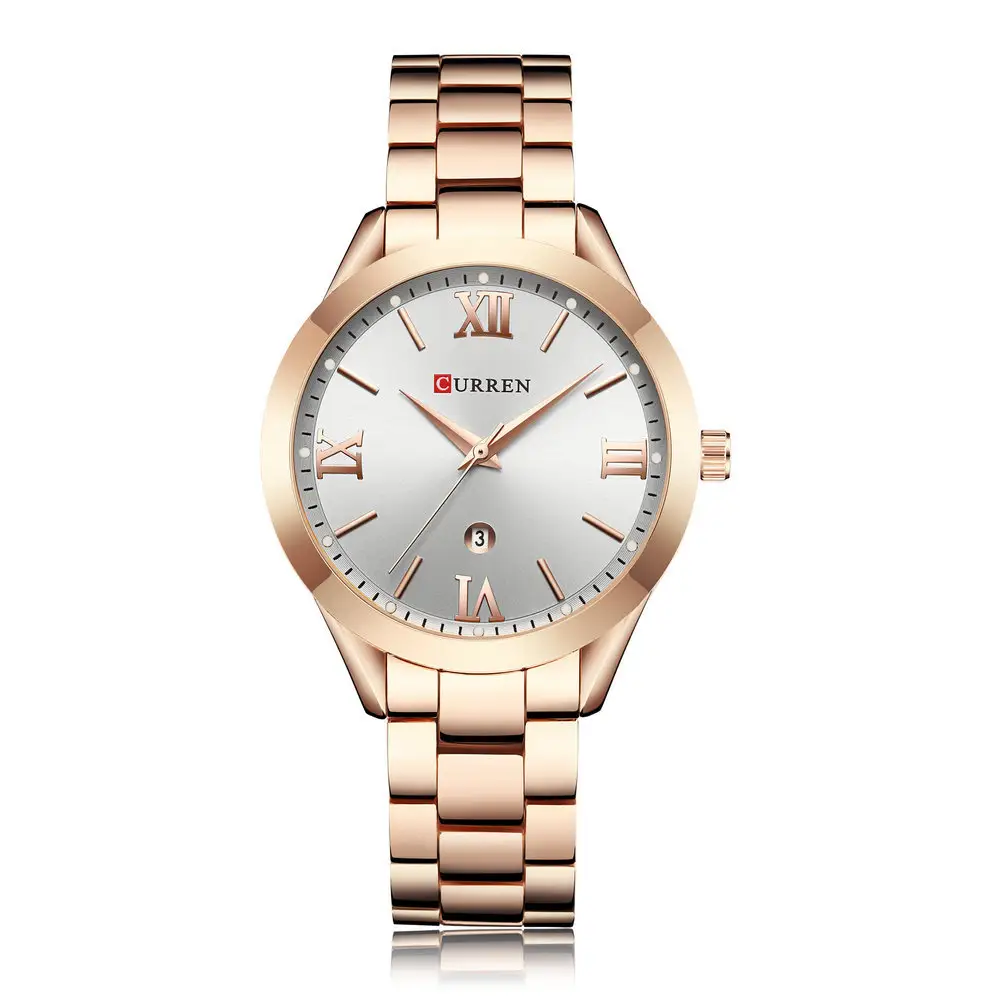 CURREN 9007 Rose Gold Watch Women Quartz