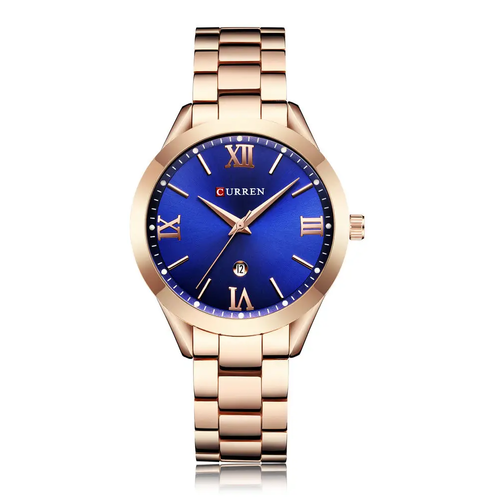 CURREN 9007 Rose Gold Watch Women Quartz