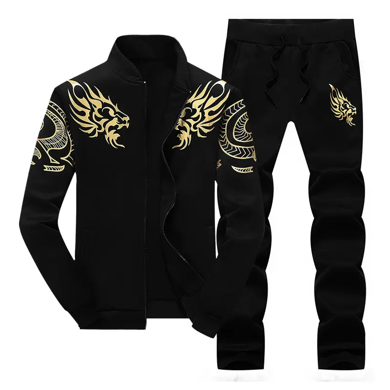 Faucet Autumn New Men's Long-sleeved Suit Casual Sportswear Jacket