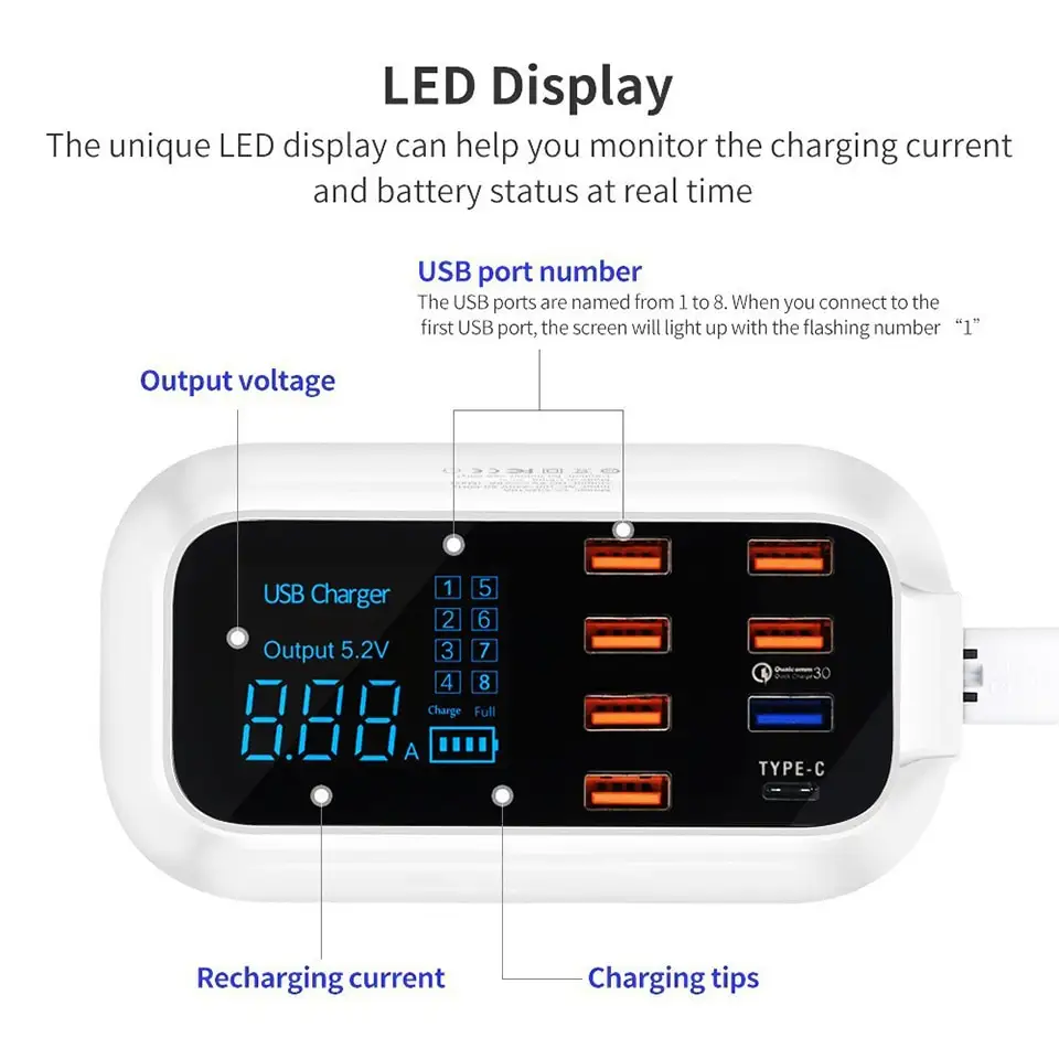 Quick Charge 3.0 Ordinary Smart USB Charger