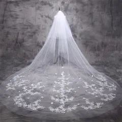 5M lace for bride's head dress and wedding dress accessories - 5 Meters - View 1