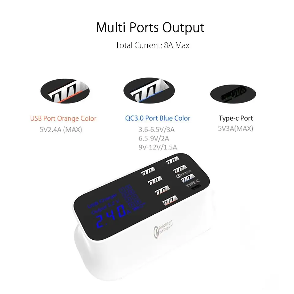 Quick Charge 3.0 Ordinary Smart USB Charger