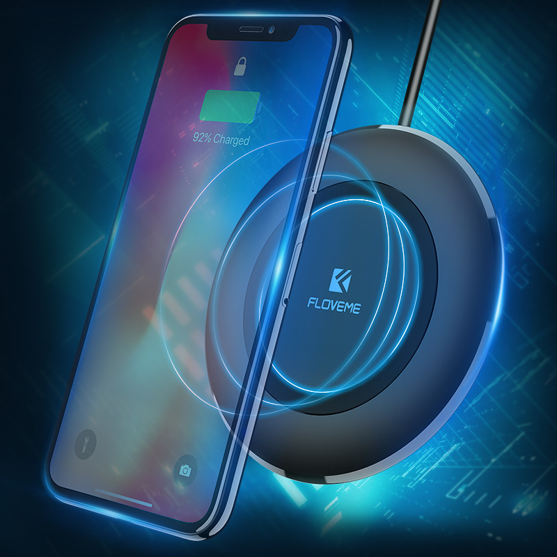 Compatible With  Floveme Wireless Charger 5W For X For  Round 5V1A Charger