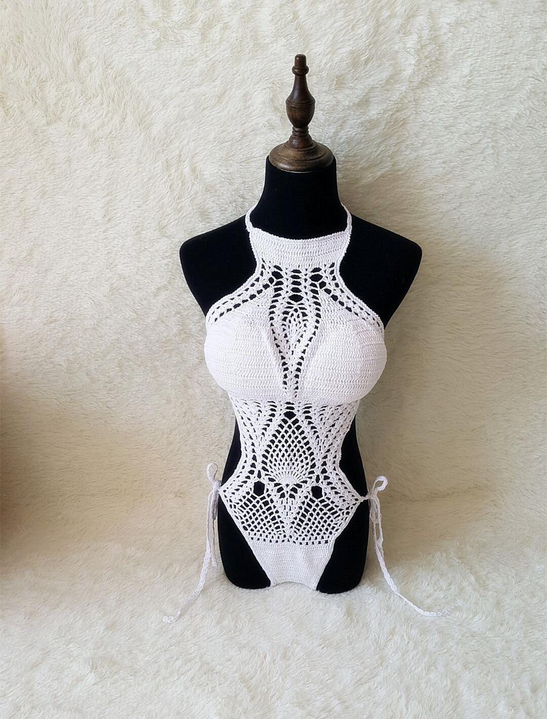 Hand-knitted one-piece swimsuit - Image 5
