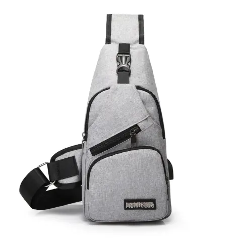 New Shoulder Bag Men's Charging Bag Sports Usb Chest