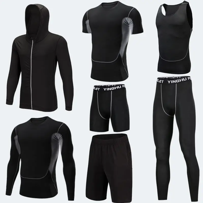 Running Workout Clothes Men Compression Basketball Games