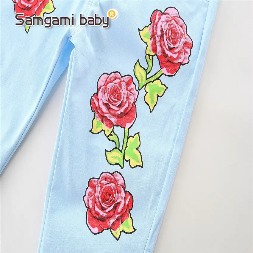 Utumn Ins Explosion Models Girls Red Word Shoulder Shirt  Rose Pants Suit