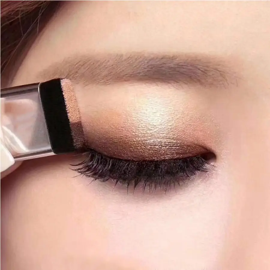 LAIKOU Double Color Eye Shadow Makeup Palette Glitter Eyeshadow