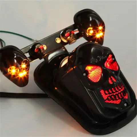 Motorcycle Electric Car Accessories ABS Material LED Taillights Modified