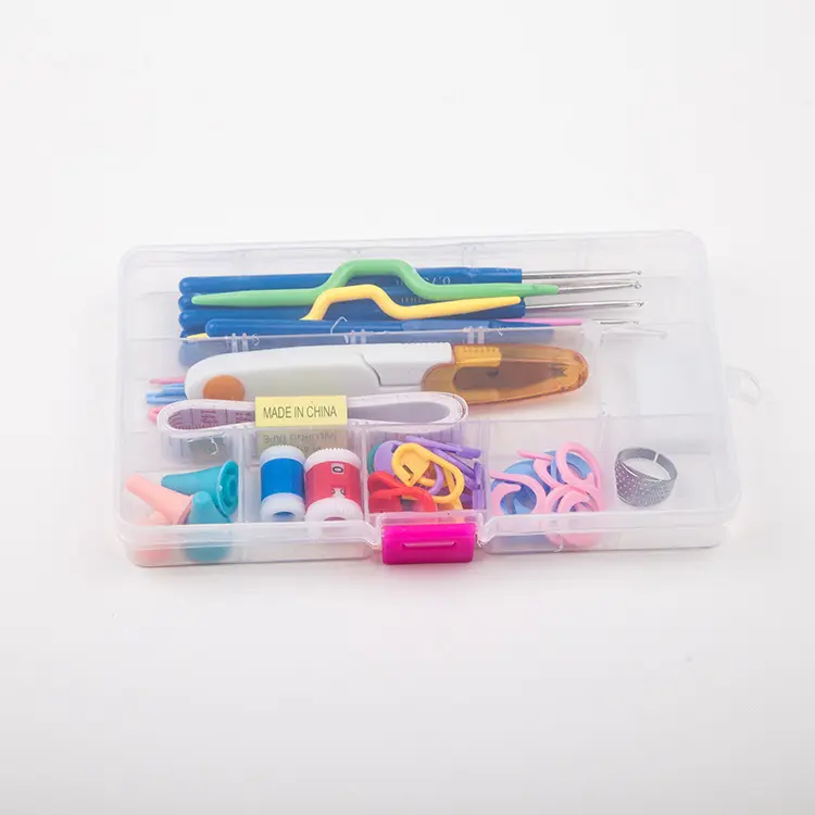Crochet Set Handmade Wool Tool Combination Bag