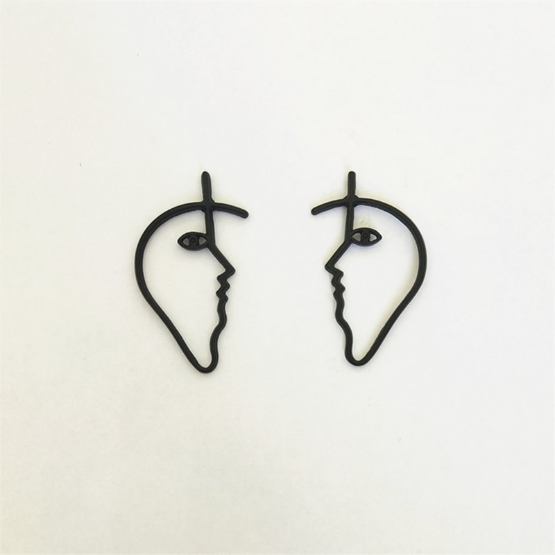 Stereo line earrings