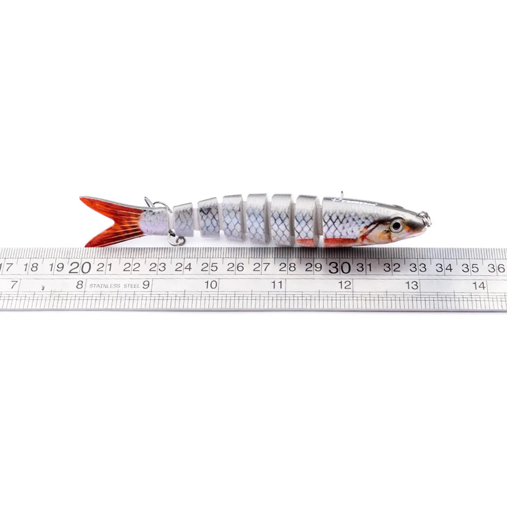 Pike Fishing Lures Artificial Multi Jointed Sections Hard Bait Trolling Pike Carp Fishing Tools – image 2