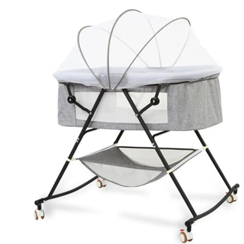 Crib Newborn Multifunctional Comfort Baby Portable Shaker Foldable European