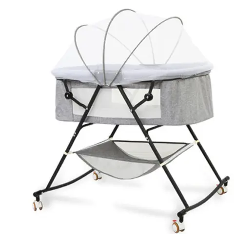 Crib Newborn Multifunctional Comfort Baby Portable Shaker Foldable European