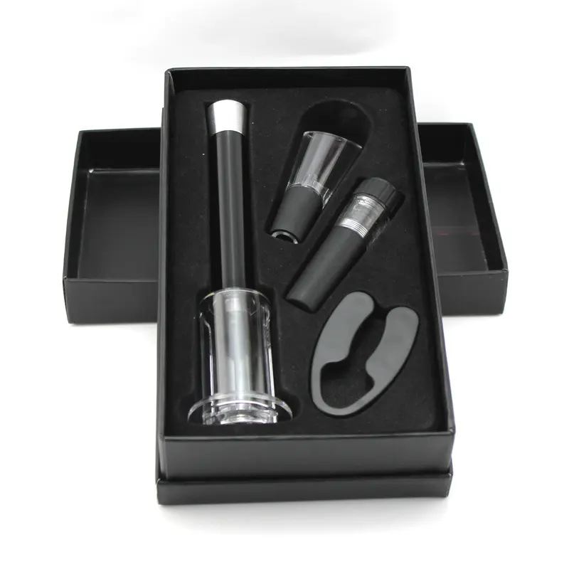 Red Wine Pressure Bottle Opener Set