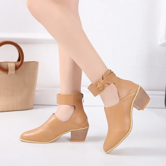 High Heels Woman Ankle Boots Brown - Shop at LoveMi