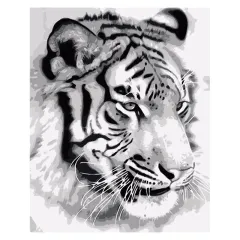 RUOPOTY frame tiger animal DIY painting digital wall art picture acrylic painting home decoration on canvas - No Frame - View 1