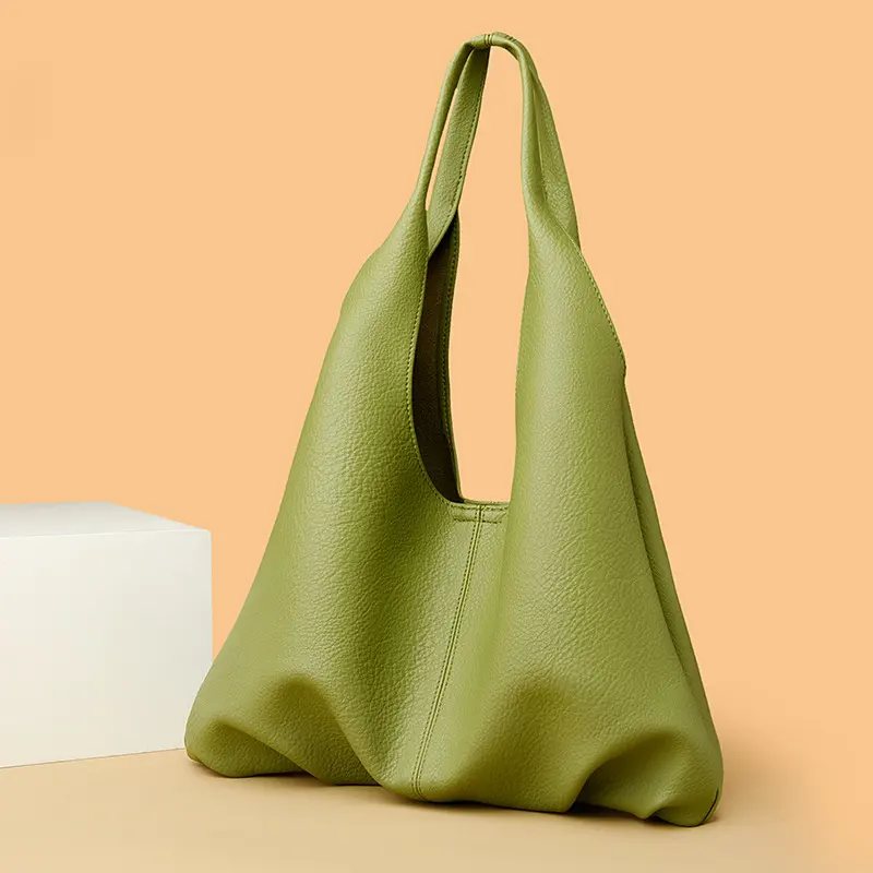 Design Underarm Bags Fashion Solid Color Large Capacity Simple