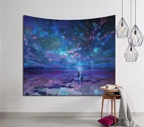 Star Guardian Indian Mandala Tapestry Wall Hanging Bohemian Gypsy