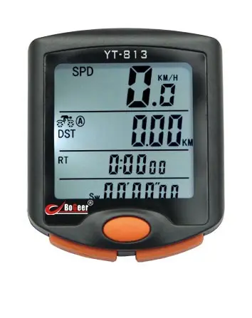 Multifunctional Waterproof Code Meter Odometer Speedometer Watch Bogle Touch