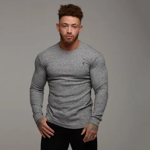 Doctor Muscle Spring Fitness Long Sleeve Men's Sports Bottom