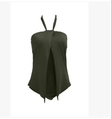 Halter jumpsuit swimsuit - Green