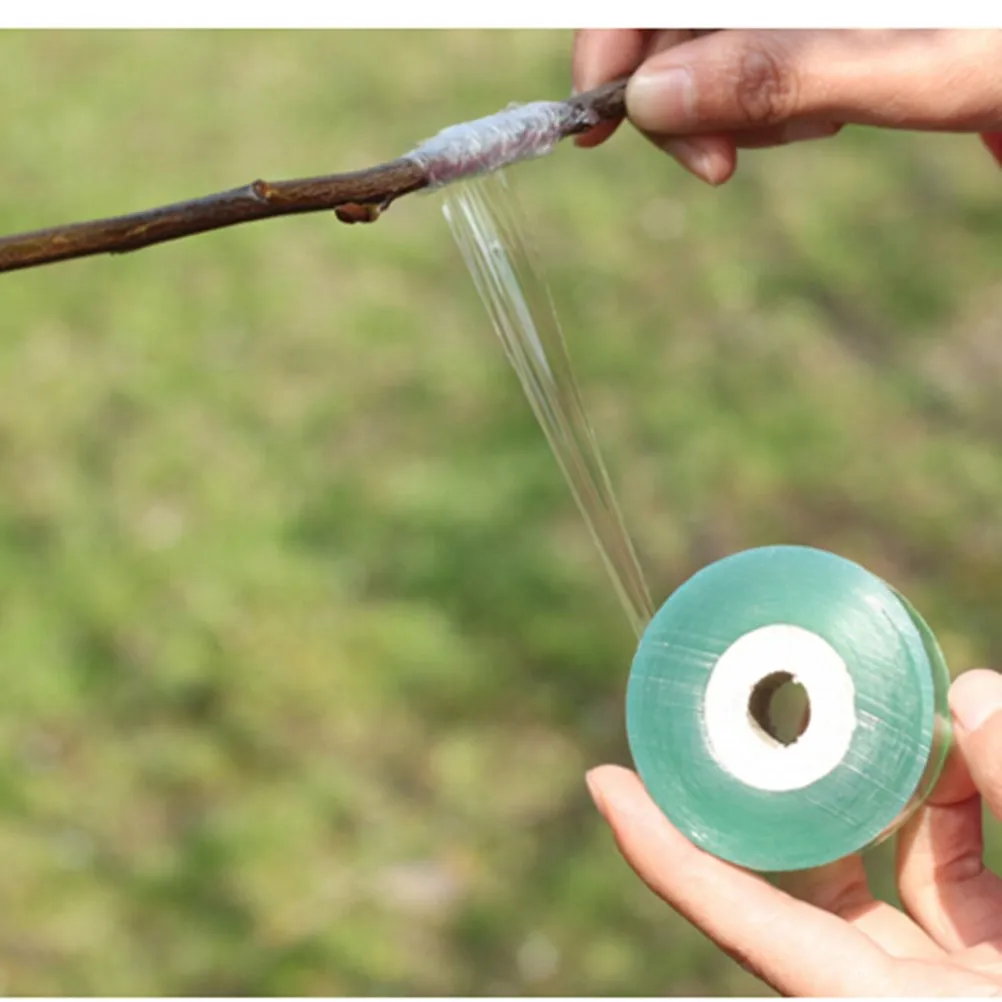 2CM x 100M / 1 Roll Grafting Tape Garden Tools Fruit Trees Secateurs Graft Branch Gardening bind belt PVC Tie Tape – image 6