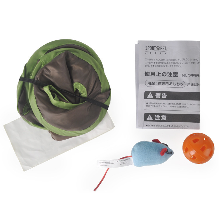 Pet Puzzle Nine-hole Mouse Hole Bell Ball Cat Interactive Toy Cat Hide And Seek Channel — foto 6
