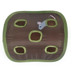 Pet Puzzle Nine-hole Mouse Hole Bell Ball Cat Interactive Toy Cat Hide And Seek Channel - 31X32X11Cm - View 1