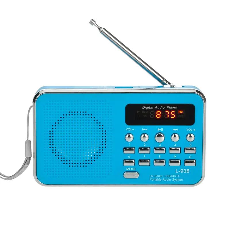 Multi-function card radio portable memory MP3 music