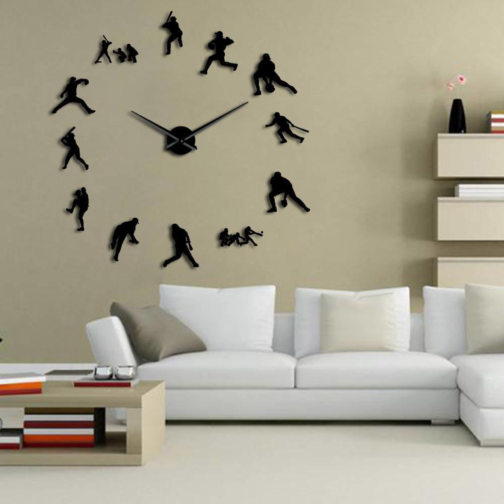 Frameless DIY Wall Clock