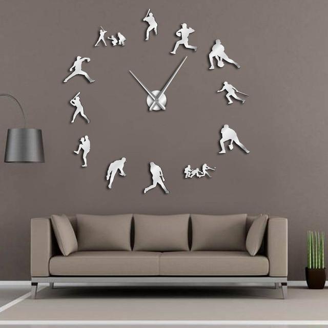 Frameless DIY Wall Clock, picture 2 of 5